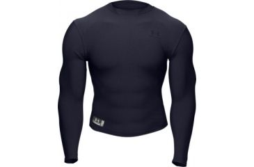 Image of Under Armour Men's ColdGear Tactical Crew - Dark Navy Blue Color 1005511-465