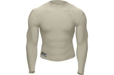 Image of Under Armour Men's ColdGear Tactical Crew - Desert Color 1005511-290