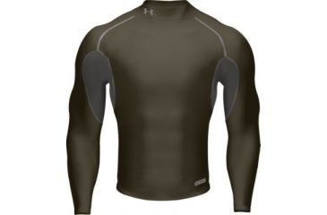 Image of Under Armour Men's ColdGear UA Metal Mock - Sage Color 1000592-385