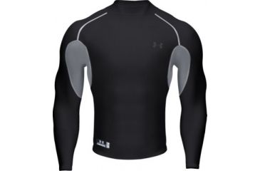Image of Under Armour Men's ColdGear UA Metal Tactical Mock - Black Color 1005592-001