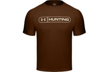 Image of Under Armour Men's HeatGear Hunting Graphic T - Cleveland Brown Color 1004006-200-XXL