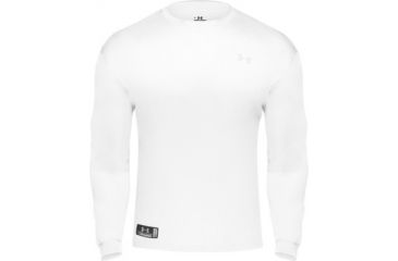 Image of Under Armour Men's HeatGear Tactical Longsleeve T - White Color 1005385-100