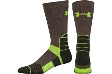 Image of Under Armour Mens Armour Scent Boot Socks, Heartstone, 9-11 Medium, U728-HST-MD