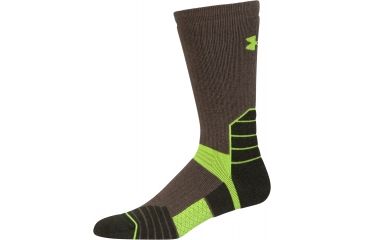 Image of Under Armour Mens Armour Scent Boot Socks, Heartstone, 9-11 Medium, U728-HST-MD