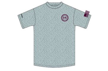 Image of Under Armour Mens De Oppresso Liber Short Sleeve T-Shirt,Gray Heather,2XL 12687560252X