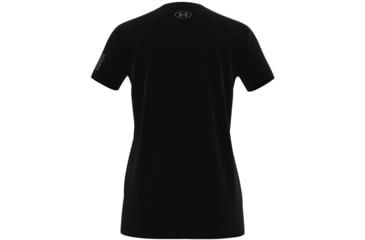 Image of Under Armour New Freedom Logo T-Shirt - Womens, Black / Graphite, Extra Small, 1370815001XS