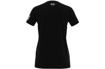 Image of Under Armour New Freedom Logo T-Shirt - Womens, Black / White, Large, 1370815002LG