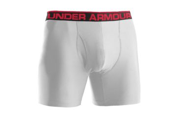 Image of Under Armour O-series 6inch Boxer Jock, White - 1277238101LG