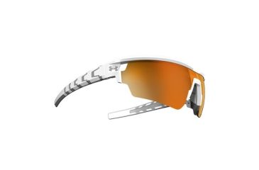 Image of Under Armour Phenom, Satin White Frame w/Gray Rubber, Orange Mirror ML, U8600054-110941