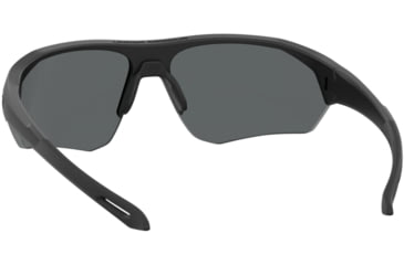 Image of Under Armour Playmaker Sunglasses with Matte Black Frame and Grey Lens, Medium, UA0001GS 003-KA