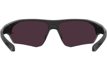 Image of Under Armour Playmaker Sunglasses with Matte Black/Grey Frame and Orange Mirror Lens, Medium, UA0001GS RC2-7F