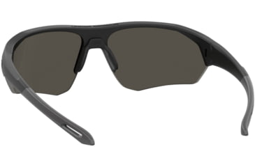 Image of Under Armour Playmaker Sunglasses with Shiny Black/Grey Frame and Silver Mirror Lens, Medium, UA0001GS 807-QI