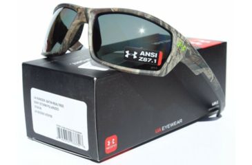 Image of Under Armour Ranger Storm Polarized Sunglasses Realtree Frame, Grey Polarized Lens, 8630061878708