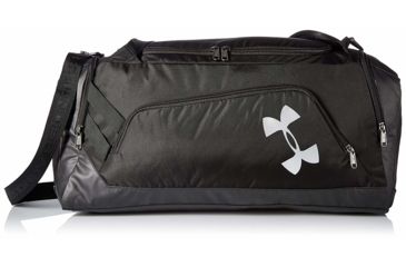 Image of Under Armour Storm Undeniable Backpack Duffle Small, Black/Black/Silver, OSFA, 1277421-003-OSFA