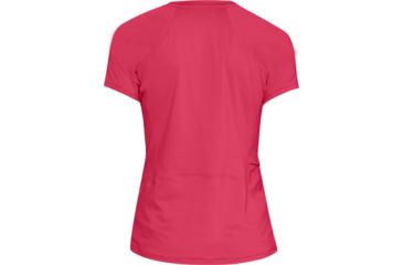 Image of Under Armour Sunblock Short Sleeve Shirt - Women's, Hollywood/Overcast Gray, Small, 1309722-681-SM