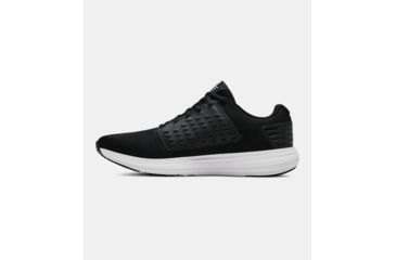 Image of Under Armour Surge SE - Men's, Black/White/White, 10, 3021231-001-10