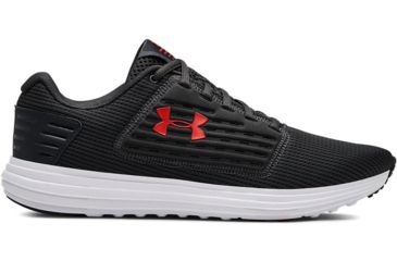 Image of Under Armour Surge SE - Mens, Jet Gray/White/Barn, 10, 3021231-101-10