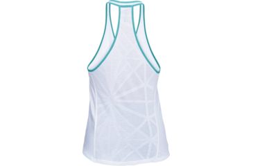 Image of Under Armour Swyft Racer Tank - Women's, White/Desert Sky/Reflective, LG, 1318420-101-LG