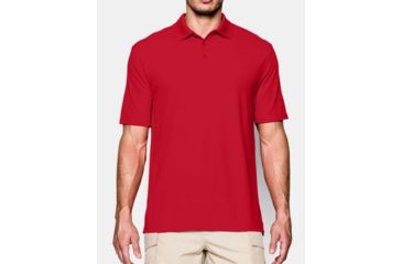Image of Under Armour Tactical Range Polo, Red, Small 1005492-600-SM