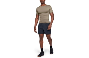 Image of Under Armour Tactical HeatGear Compression Short Sleeve T-Shirt - Mens, Federal Tan, 3X-Large, 12160074993X