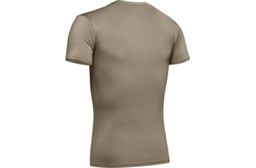 Image of Under Armour Tactical HeatGear Compression Short Sleeve T-Shirt - Mens, Federal Tan, 3X-Large, 12160074993X