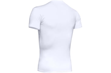 Image of Under Armour Tactical HeatGear Compression V-Neck T-Shirt - Mens, White, 3X-Large, 12160101003X