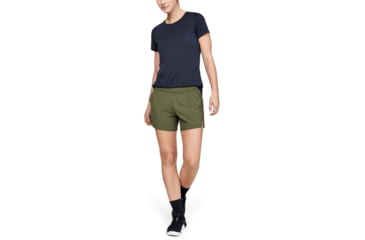Image of Under Armour Tactical PT Short - Womens, Marine OD Green, Medium, 1343358390MD
