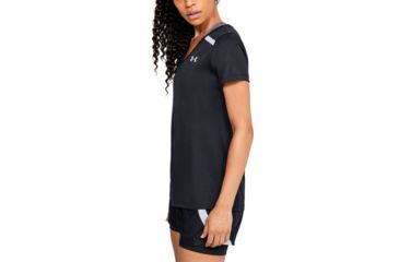 Image of Under Armour Tech Shoulder Contrast T-Shirt - Womens, 2XL, Black, 13519660012X