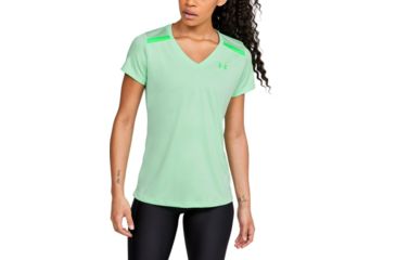 Image of Under Armour Tech Shoulder Contrast T-Shirt - Womens, 2XL, Green Haze, 13519663822X