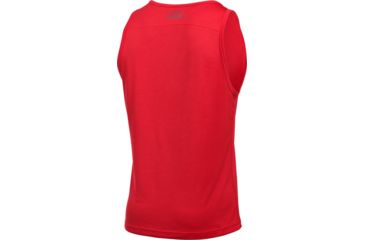 Image of Under Armour Tech Tank - Men's, Red/Graphite, Extra Large, 1242793-603-XL