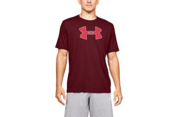Image of Under Armour UA Big Logo T-Shirt - Mens, Extra Large, Cordova, 1329583615XL