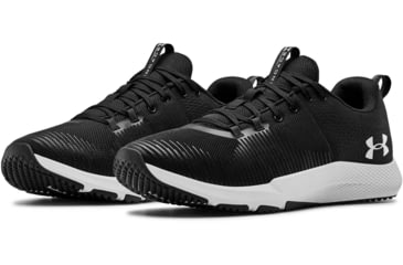 Image of Under Armour UA Charged Engage Road Running Shoe - Womens, Black, 11, 302261600111