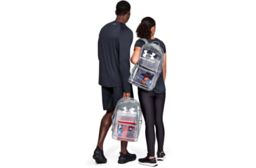 Image of Under Armour UA Clear Backpack, Steel, 1352118961OSFA