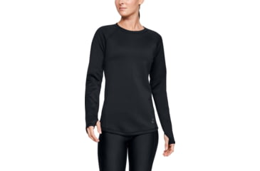 Image of Under Armour UA ColdGear Armour Long Sleeve Shirt - Womens, Black, 2X-Large, 13445310012X