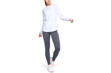 Image of Under Armour UA ColdGear Armour Long Sleeve Shirt - Womens, White, X-Large, 1344531100XL