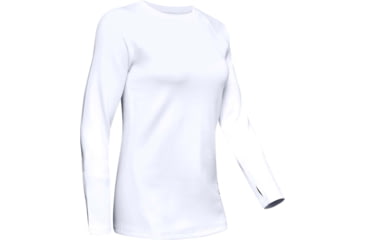 Image of Under Armour UA ColdGear Armour Long Sleeve Shirt - Womens, White, X-Large, 1344531100XL