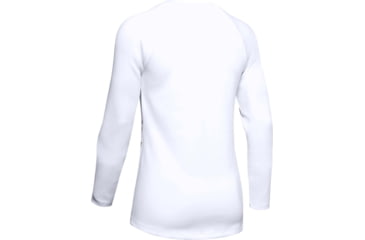 Image of Under Armour UA ColdGear Armour Long Sleeve Shirt - Womens, White, X-Large, 1344531100XL