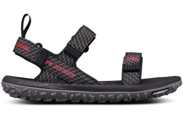 Image of Under Armour UA Fat Tire Sandal - Mens, Anthracite/Zinc Gray/Pierce, 13, 1293328-100-13
