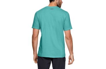 Image of Under Armour UA Fish Logo T-Shirt - Mens, Extra Large, Radial Turquoise, 1331201482XL
