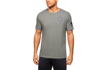 Image of Under Armour UA Freedom By Land T-Shirt - Mens, Gravity Green, 2X-Large, 13521563882X