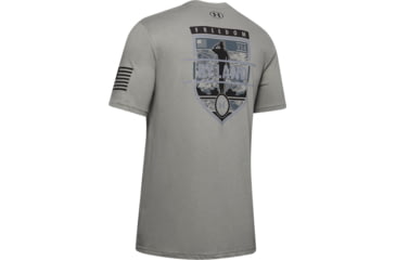 Image of Under Armour UA Freedom By Land T-Shirt - Mens, Gravity Green, 2X-Large, 13521563882X