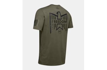 Image of Under Armour UA Freedom Eagle T-Shirt - Mens, Medium, Marine OD Green, 1343545390MD