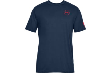 Image of Under Armour UA Freedom Flag T-Shirt - Mens, Academy/Red, 2X-Large, 13333504092X