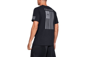 Image of Under Armour UA Freedom Flag T-Shirt - Mens, Black/Steel, 2X-Large, 13333500022X