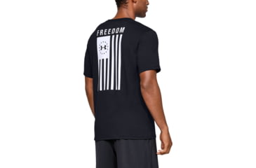 Image of Under Armour UA Freedom Flag T-Shirt - Mens, Black, Medium, 1333350001MD