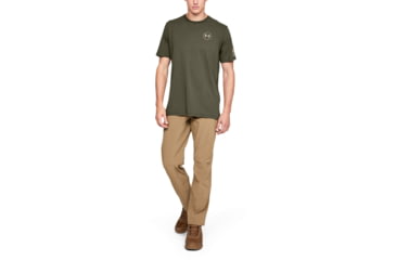 Image of Under Armour UA Freedom Flag T-Shirt - Mens, Marine OD Green, X-Large, 1333350390XL