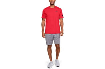 Image of Under Armour UA Freedom Flag T-Shirt - Mens, Red/Academy, X-Large, 1333350601XL