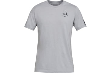 Image of Under Armour UA Freedom Flag T-Shirt - Mens, Steel Medium Heather, 3X-Large, 13333500353XL