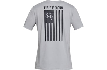 Image of Under Armour UA Freedom Flag T-Shirt - Mens, Steel Medium Heather, 3X-Large, 13333500353XL