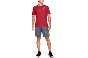 Image of Under Armour UA Freedom Sentinel T-Shirt - Mens, Red, Small, 1352152601SM
